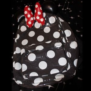Minnie mouse backpack from Disneyland